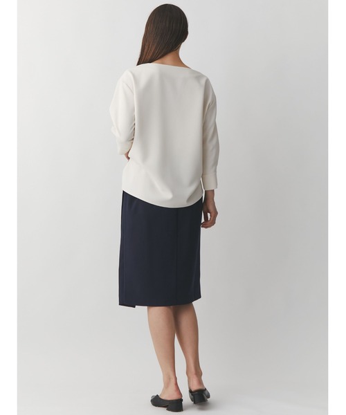 「TONAL」 スカートスーツ 38 ネイビー レディース_画像6