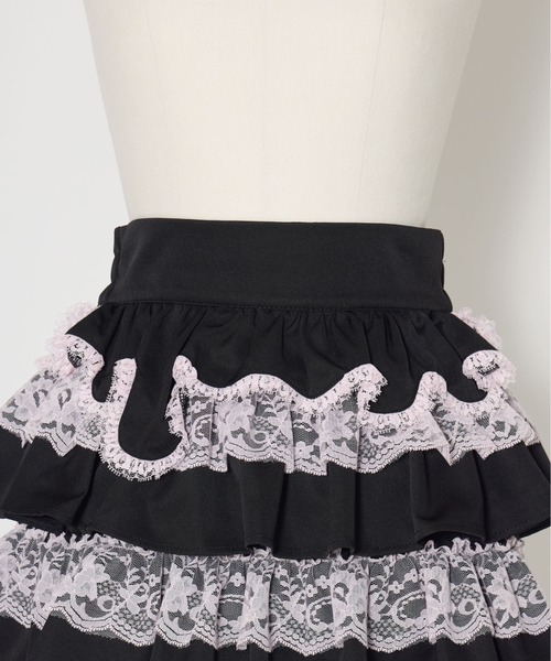 AVENCHUMU スカート Melting lace tiered skirt : ZOZOTOWN Yahoo!店