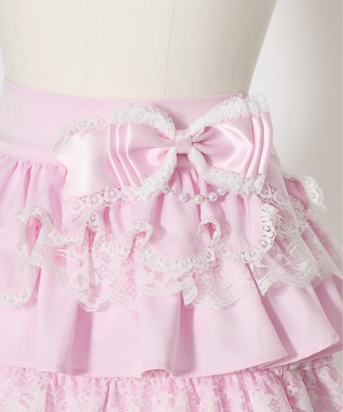 AVENCHUMU スカート Melting lace tiered skirt : ZOZOTOWN Yahoo!店