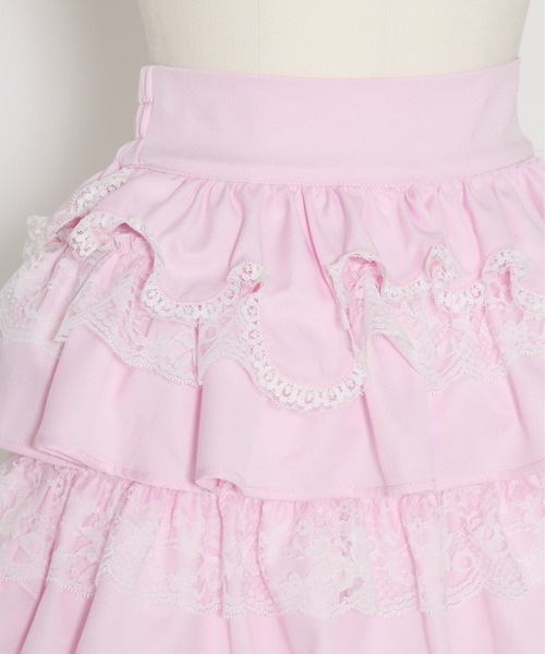 スカート AVENCHUMU Melting lace tiered skirt AVENCHUMU スカート Melting lace tiered skirt : ZOZOTOWN Yahoo!店