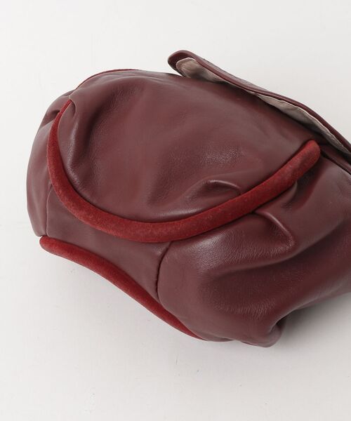 repetto（レペット） ワンポイントショルダーバッグ - レッド 