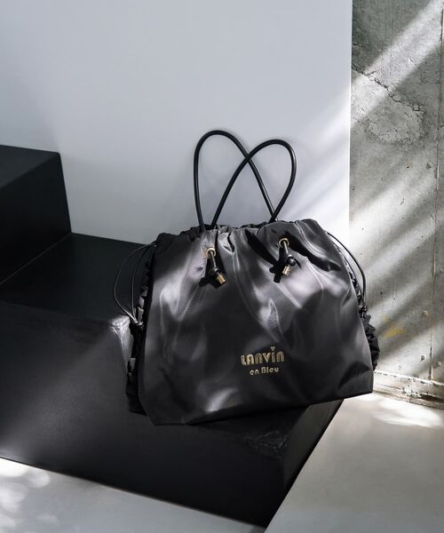 LANVIN en Bleu トートバッグ サイドフリルドロストトートバッグ大