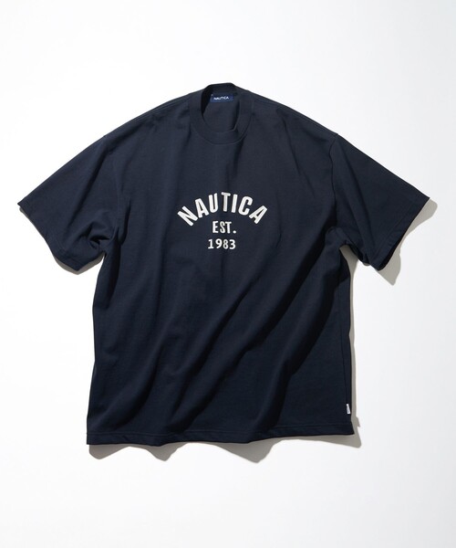 「NAUTICA」 半袖Tシャツ X-LARGE ホワイト メンズ_画像3