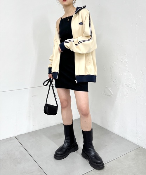 「WHO'S WHO gallery」 「sloppy」ブルゾン FREE ブラック レディース_画像8