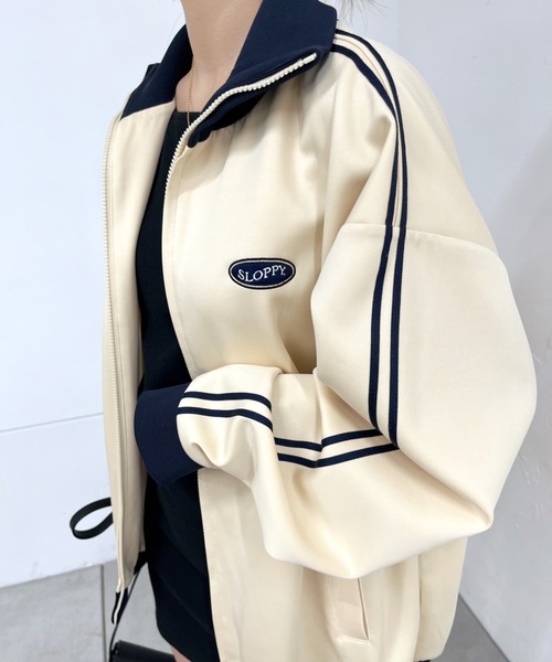 「WHO'S WHO gallery」 「sloppy」ブルゾン FREE ブラック レディース_画像9