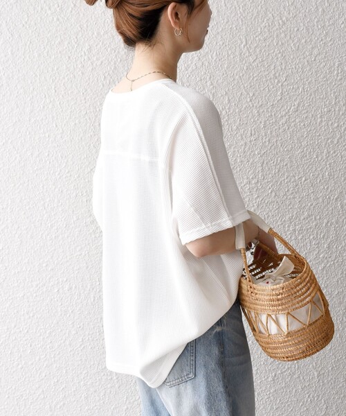 「SHIPS any」 半袖カットソー ONE SIZE ホワイト レディース_画像8