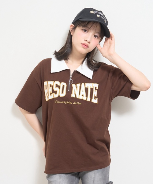 LOVETOXIC tシャツ 「新色入荷♪」「LTXC/綿100%」ハーフジップルーズ