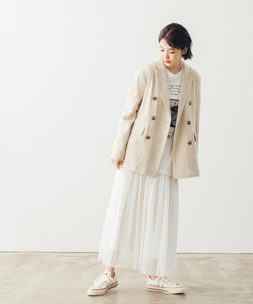 「Gready Brilliant」 「AuieF」ジャケット 38 ベージュ レディースの画像