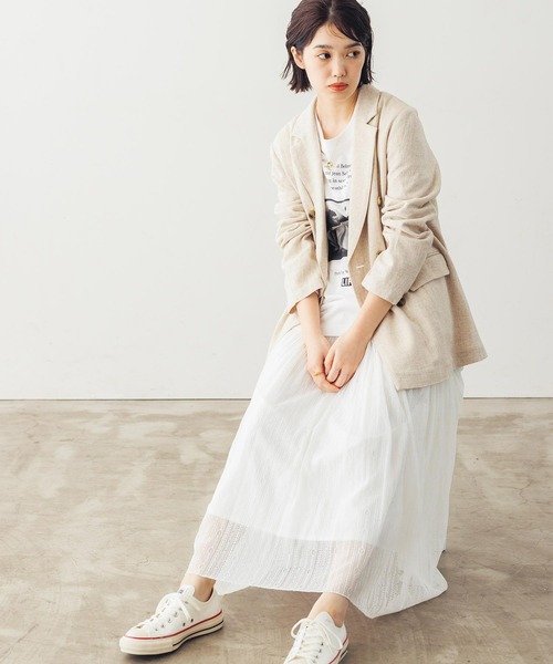 「Gready Brilliant」 「AuieF」ジャケット 38 ベージュ レディースの画像