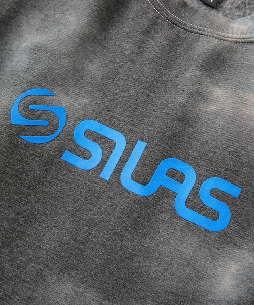 「SILAS」 スウェットカットソー X-LARGE ブラック メンズの画像