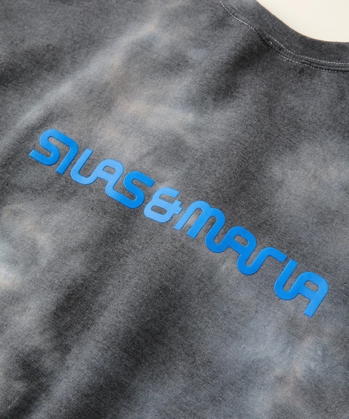 「SILAS」 スウェットカットソー X-LARGE ブラック メンズの画像