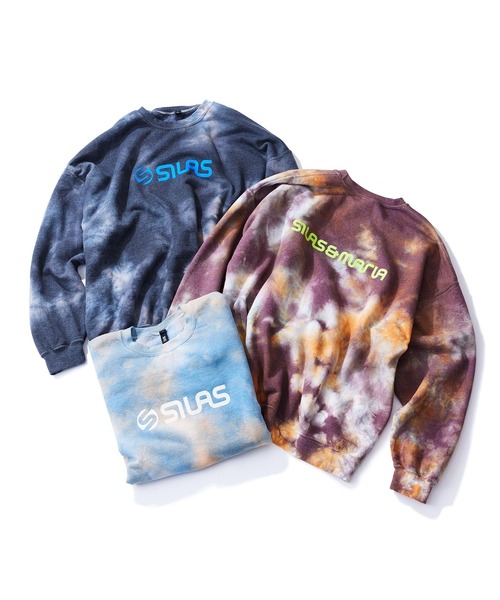 「SILAS」 スウェットカットソー X-LARGE ブラック メンズの画像