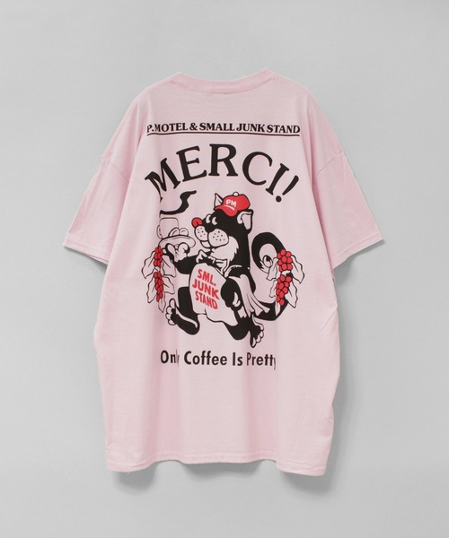RNA（アールエヌエー） tシャツ 半袖 M2681 PINKMOTEL クロネコ