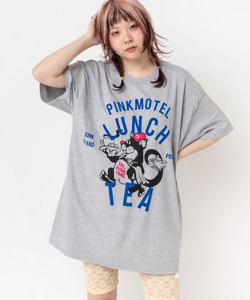 RNA（アールエヌエー） tシャツ 半袖 M2681 PINKMOTEL クロネコ
