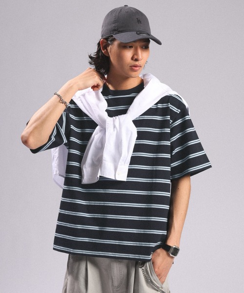 RAGEBLUE（レイジブルー） tシャツ Multi Border TShirt/マルチ