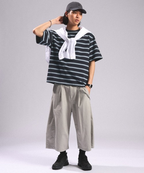 RAGEBLUE（レイジブルー） tシャツ Multi Border TShirt/マルチ