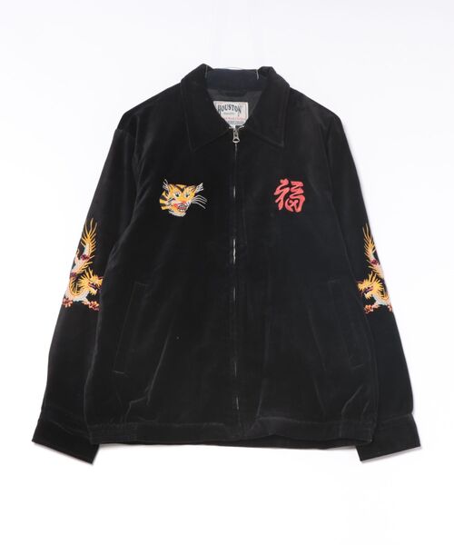 B.I.D. スカジャン HOUSTON / COTTON VELVETEEN VIETNAM JACKET TIGER