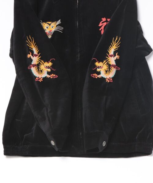 ジャケット・アウター HOUSTON / COTTON VELVETEEN VIETNA JACKET B.I.D. スカジャン HOUSTON / COTTON VELVETEEN VIETNAM JACKET TIGER