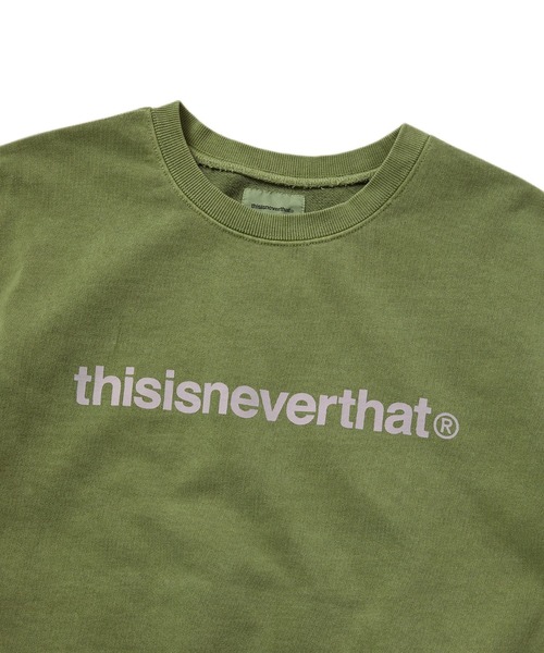 thisisneverthat（ディスイズネバーザット） スウェットカットソー S