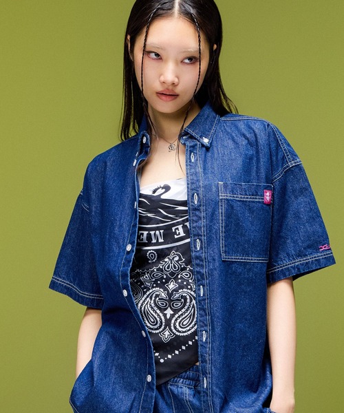 X-girl（エックスガール） スカーフ バンダナ SHEER FACE SCARF