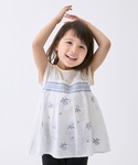 tシャツ 「リンク」クロスステッチ花ドッキング...の詳細画像2