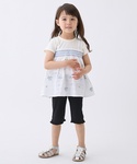 tシャツ 「リンク」クロスステッチ花ドッキング...の詳細画像3
