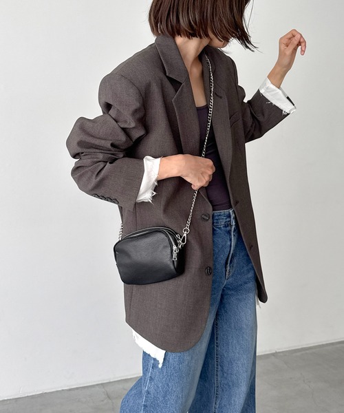 「CANAL JEAN」 ショルダーバッグ ONE SIZE ブラック レディース_画像6