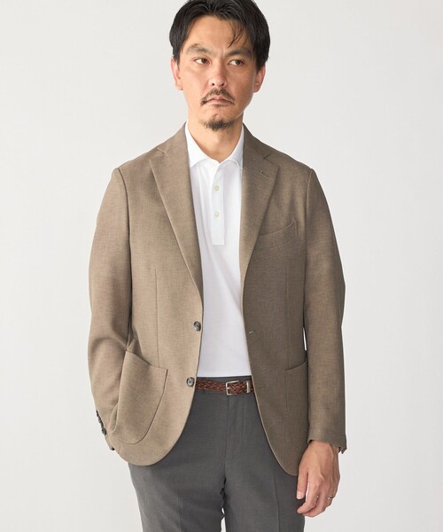 ジャケット テーラードジャケット SHIPS:「FUNCTION」MADE IN JAPAN ライト メッシュ ジャケット メンズの画像