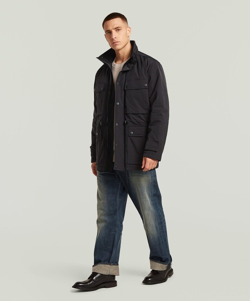 G-STAR RAW メンズモッズコート、ミリタリー（サイズ（S/M/L）：SS（XS