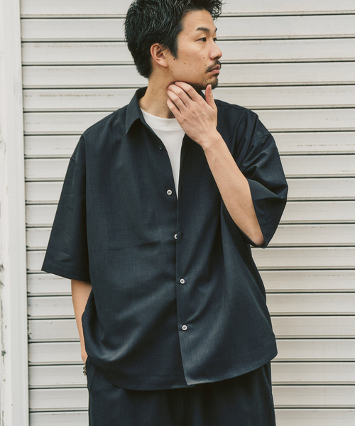417 EDIFICE（フォーワンセブンエディフィス） シャツ 半袖 WEB限定” 2