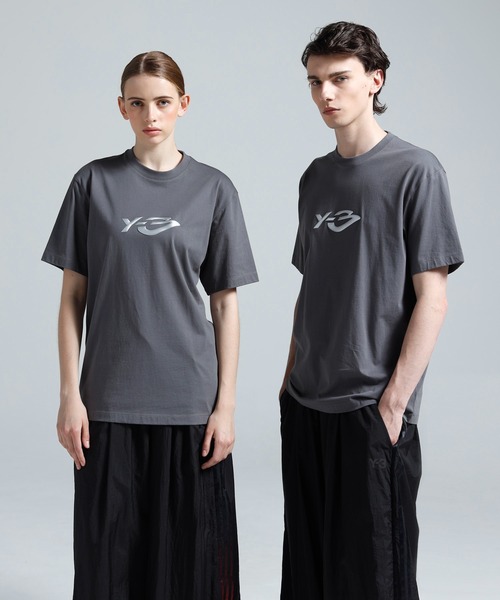 Y-3 tシャツ LIQUID LOGO SHORT SLEEVE TEE メンズ レディース