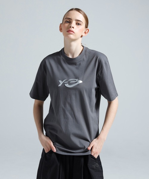 Y-3 tシャツ LIQUID LOGO SHORT SLEEVE TEE メンズ レディース