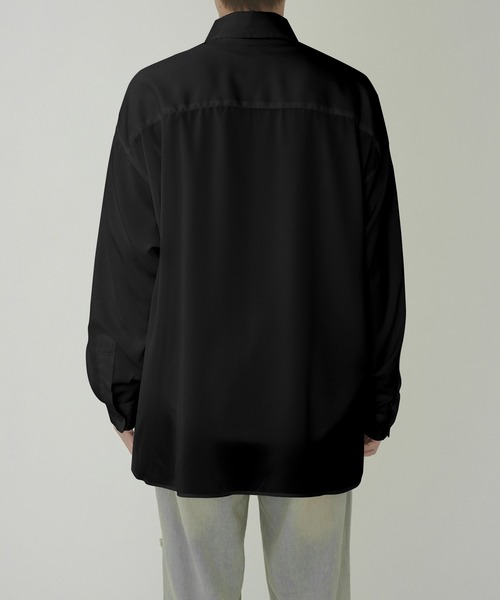 「improves」 「suggestion」長袖シャツ LARGE ブラック メンズ_画像5