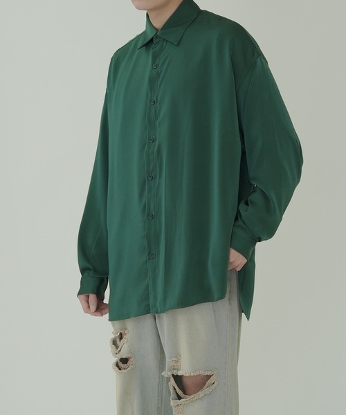 「improves」 「suggestion」長袖シャツ LARGE ブラック メンズ_画像6