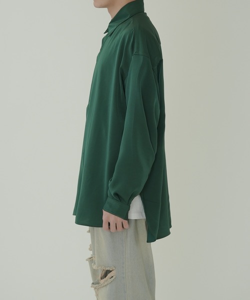 「improves」 「suggestion」長袖シャツ LARGE ブラック メンズ_画像8