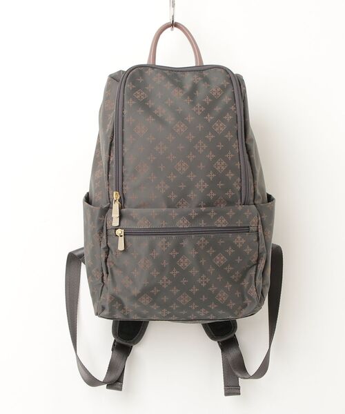 russet ラシット リュック グレー ピンク 総柄 ナイロン バックパック russet（ラシット） リュック - グレー レディース : ZOZOTOWN Yahoo