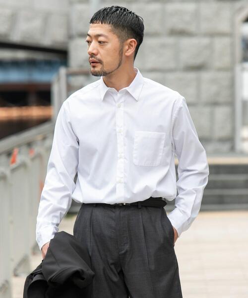 「URBAN RESEARCH ROSSO MEN」 長袖シャツ X-LARGE ライトブルー メンズ_画像4