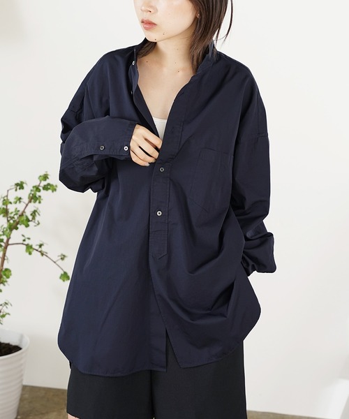 「TICCA」 長袖シャツ FREE ネイビー レディース_画像5