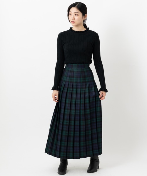 O’NEIL of DUBLIN キルト プリーツ マキシスカート 希少サイズ O'NEIL of DUBLIN（オニールオブダブリン） オニール オブ ダブリン