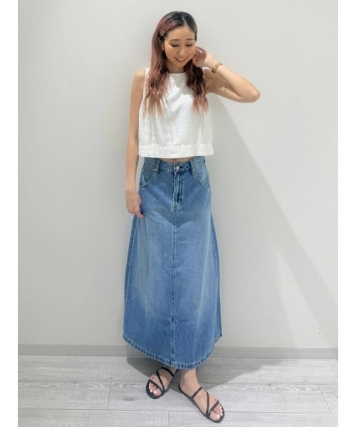 GAP（ギャップ） デニムスカート Aラインデニムマキシスカート