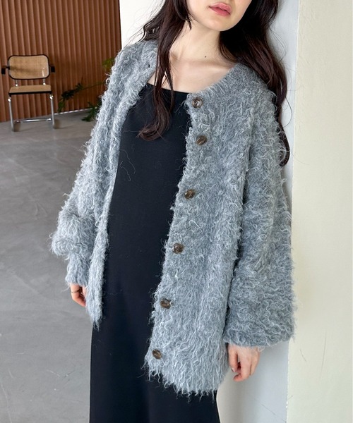 feepur（フェピュール） カーディガン 「ハンドウォッシャブル」ウール