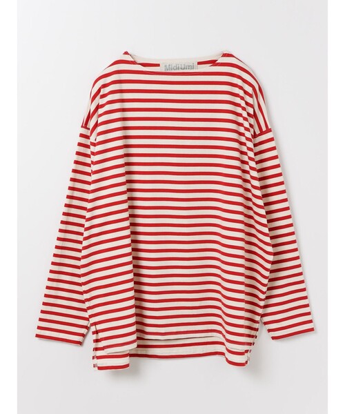 tシャツ MidiUmi ボーダービッグTシャツ レディース