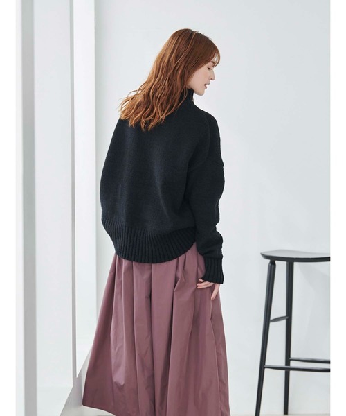 fifth（フィフス） ニット セーター ネックスリットタートルニット