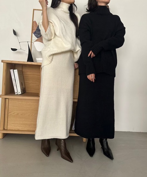 fifth（フィフス） ニット セーター ネックスリットタートルニット