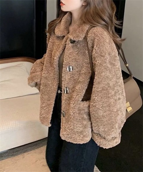 jakke ベージュ ボアコート 36 jakke ベージュ ボアコート 36 jakke（ジャッキー）の「jakke