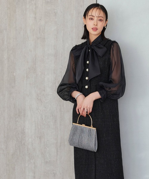 RUIRUE BOUTIQUE ワンピース 「着脱楽々♪フロントファスナー