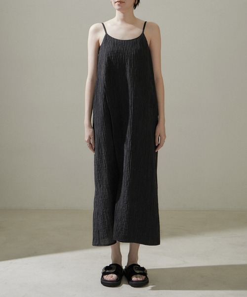 SALON adam et rope' ワンピース 「WEB限定」クレープ