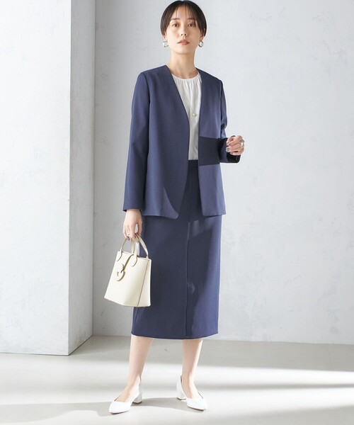 MARK & LONA ジップアップジャケットとスカートセット サイズ36 MARK