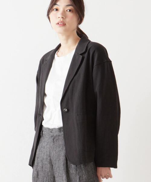 LOGEMENT DE CLAIRE コート アウター 「LOURMARIN/ルールマラン」綿麻  