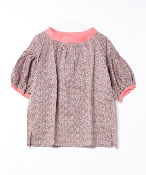 KID BLUE（キッドブルー） -24LIBERTYプリント -6分袖